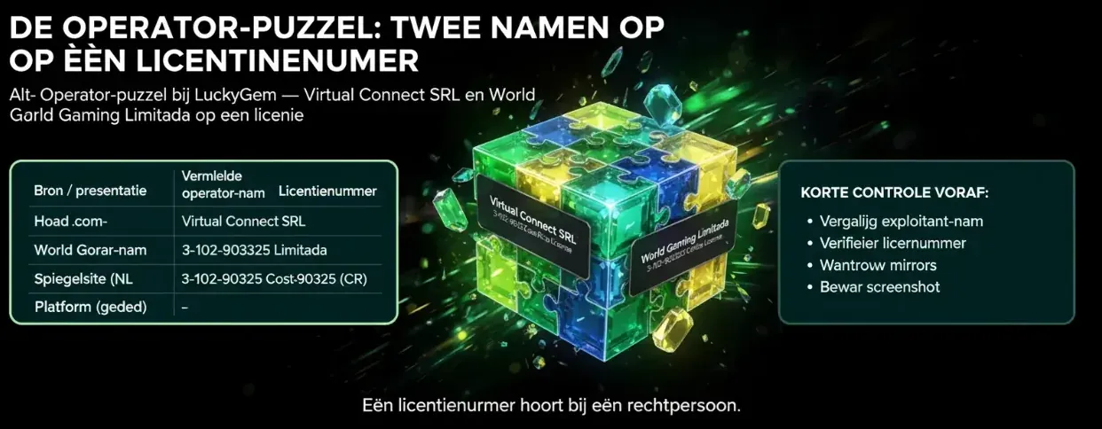 Luckygem Casino platform en licentie-informatie voor Nederlandse spelers